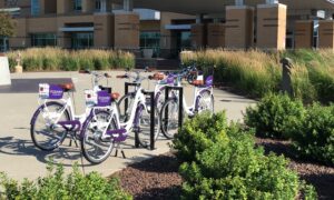 Bikeshare Bicycles at Columbus Community Hospital